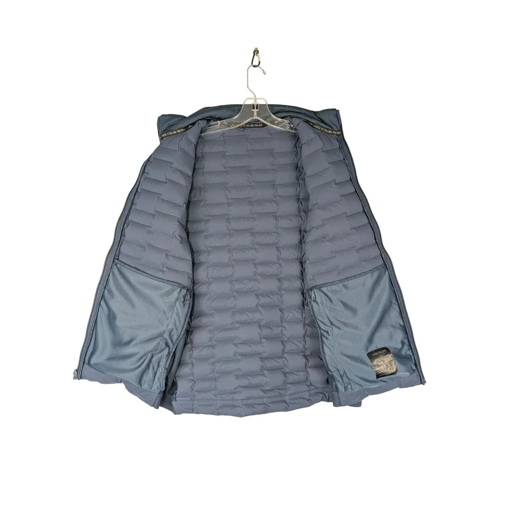 Adidas Frostguard Padded Vest Mens Medium Blue Full-Zip Golf